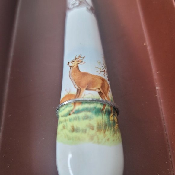 Spode Woodland Cutlery Pie Cake Knife Server Original Box 10 Inches - Picture 2 of 8